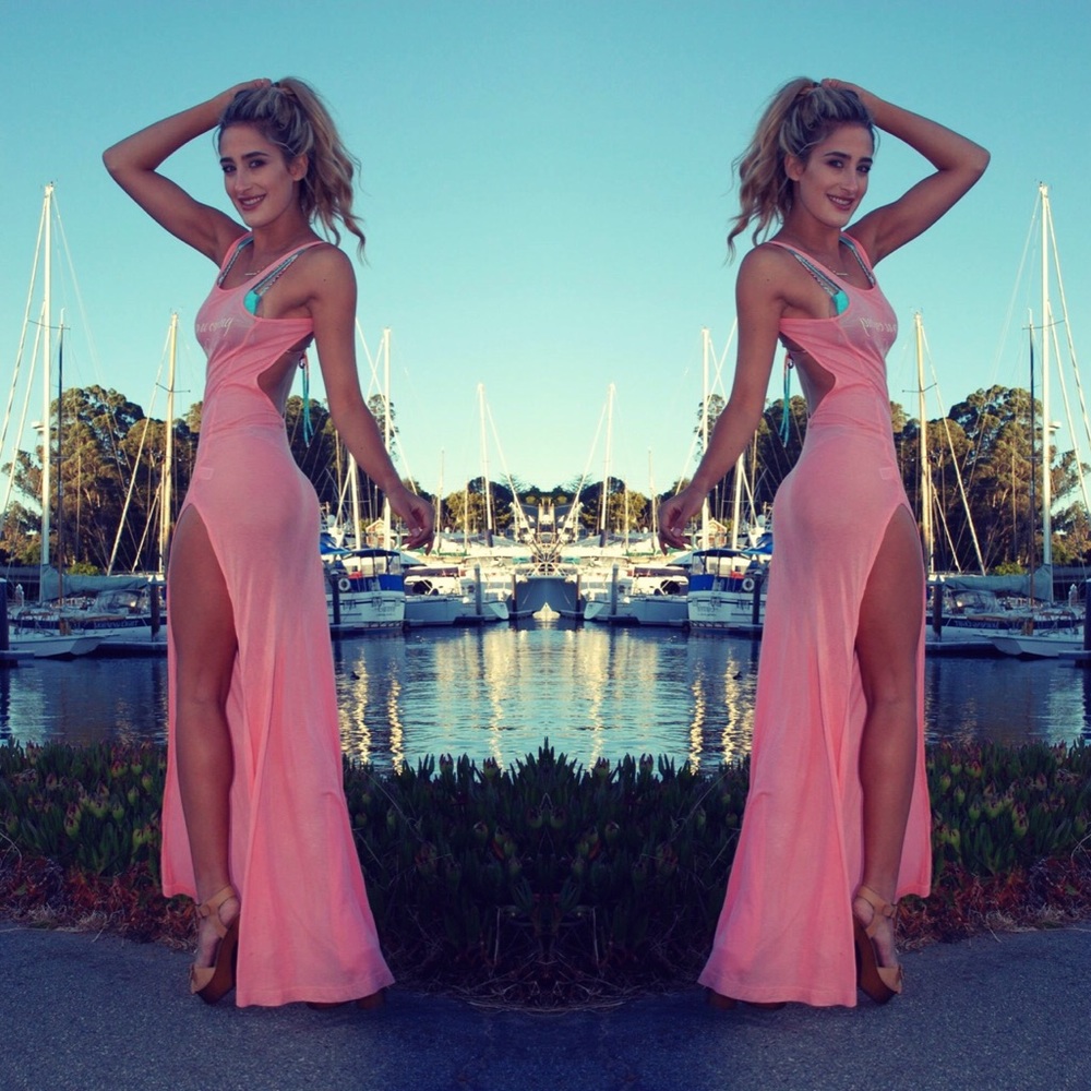 WildFox Bikini Swimsuit Cover Maxi Dress